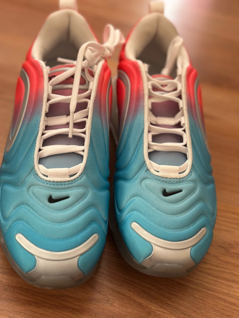 Nike Blue-to-Pink Gradient Sneakers